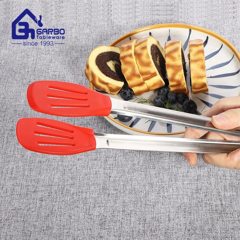 Stainless Steel Kitchen Barbecue Food Tong Set Bread Tongs Kitchenware with High End Polish