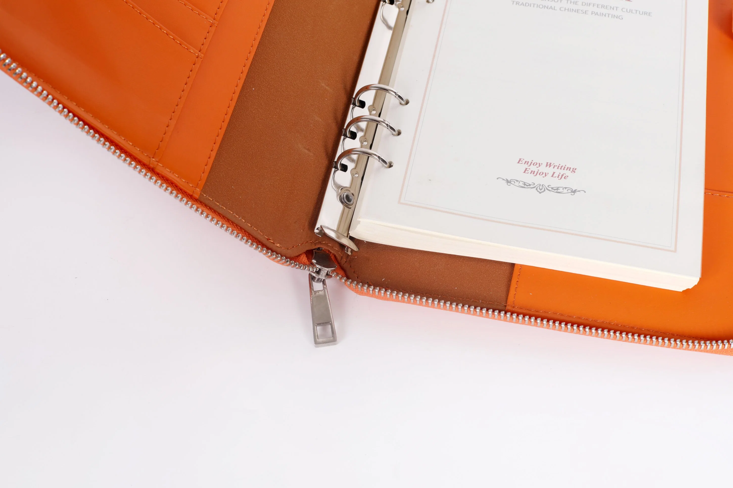 Color PP Material Cover Silver Double Coil Ring A5 Spiral Notebook