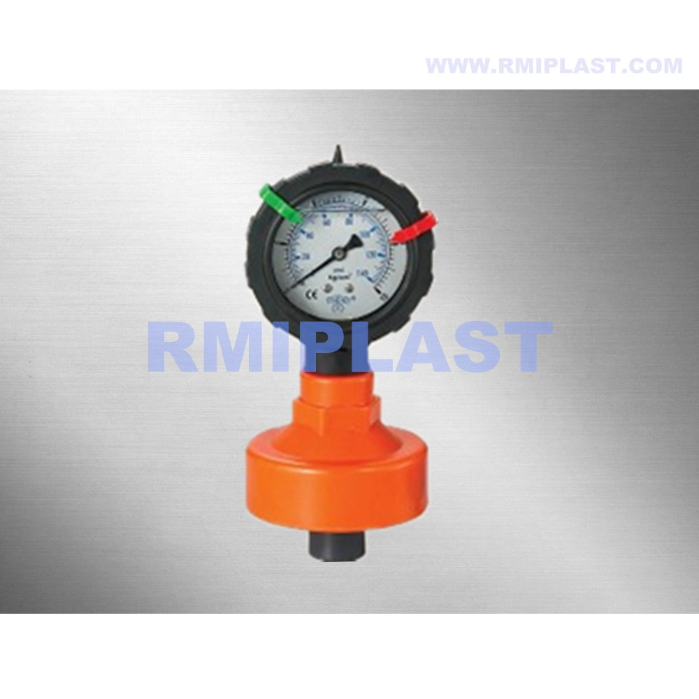 Plastic Diaphragm Seal with Gauge UPVC PVC PP Pph PVDF Connector for Gauge Thermoplastic Diaphragm Seal Ring by JIS ANSI DIN Standard for Water Pipe