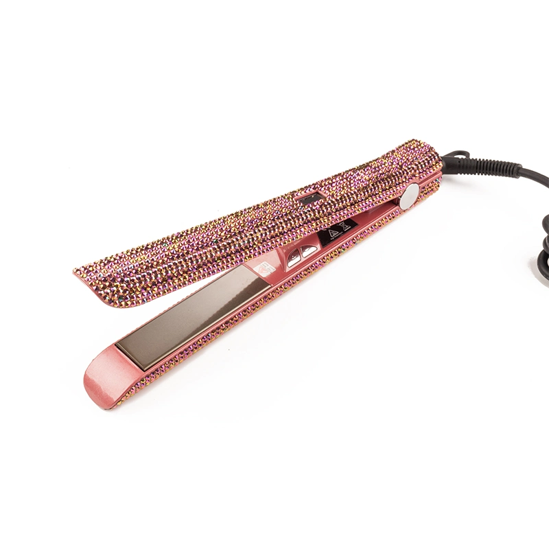 Amazon Private Label Bling Flat Iron Professionelle Haarglätter, Beauty Haarglätter Hochwertige Eisen Titan Haar