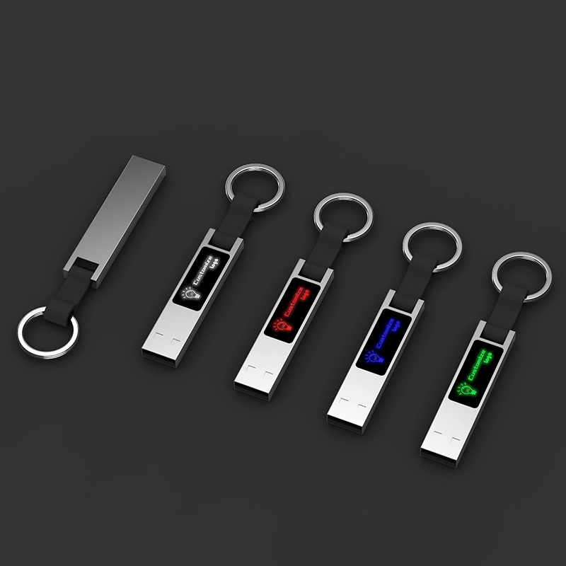 Metal USB Flash Drive USB Disk Pen Memory Flash Drives with Key Chain