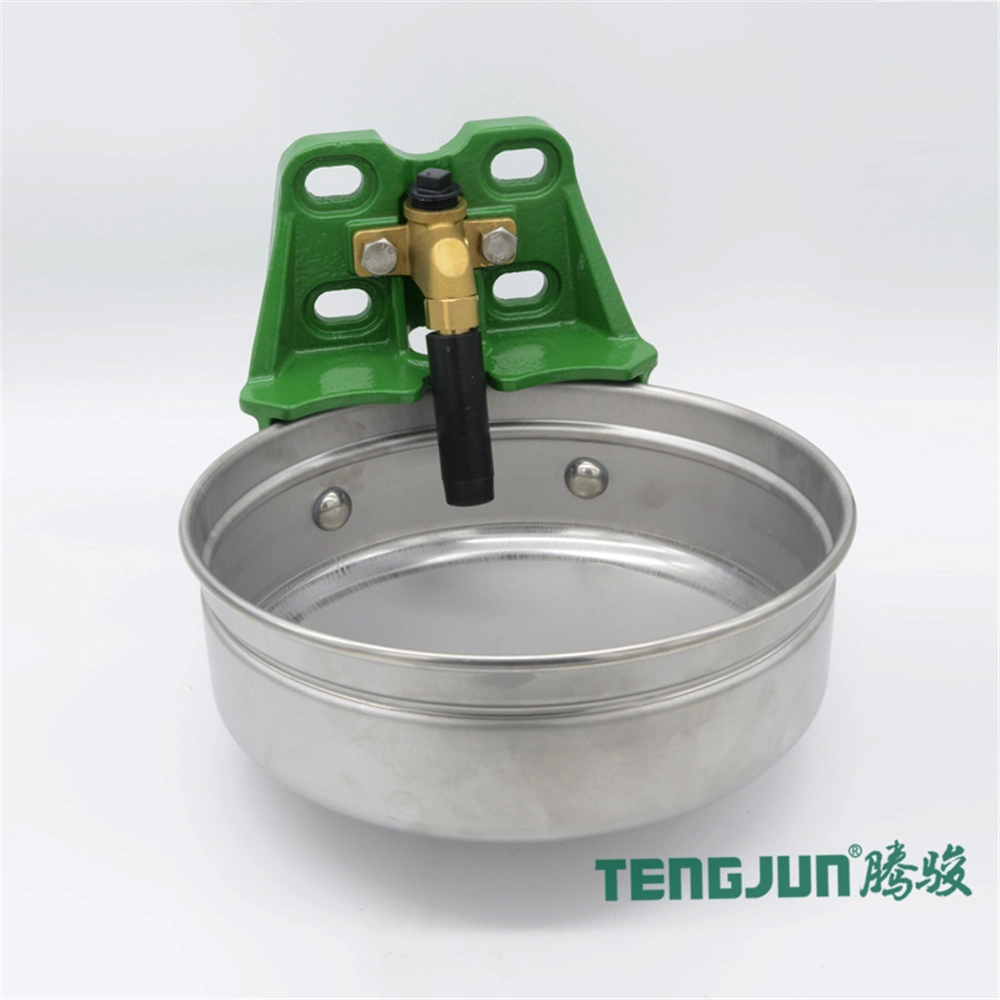 Green Bracket Attractive for Animals Livestock Waterer Cow Water Bowl 5L