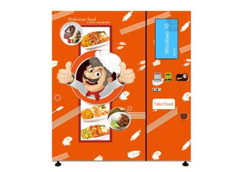 Xy 24hrs Heated Pizza Vending Machine Hot Food Soup Bread for Sale
