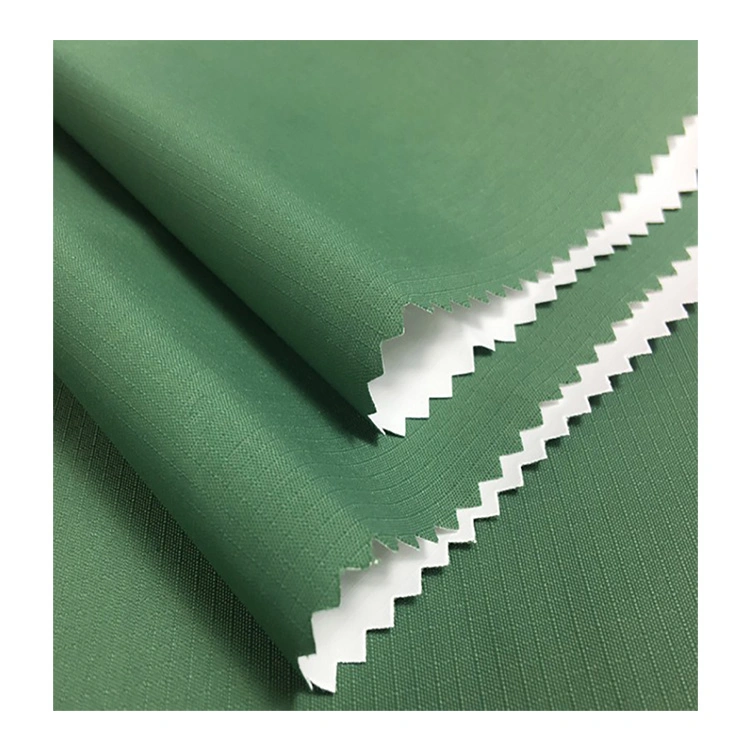 228 T Polyester Taslon Taslan PU Milky Coating Waterproof Fabric for Garment