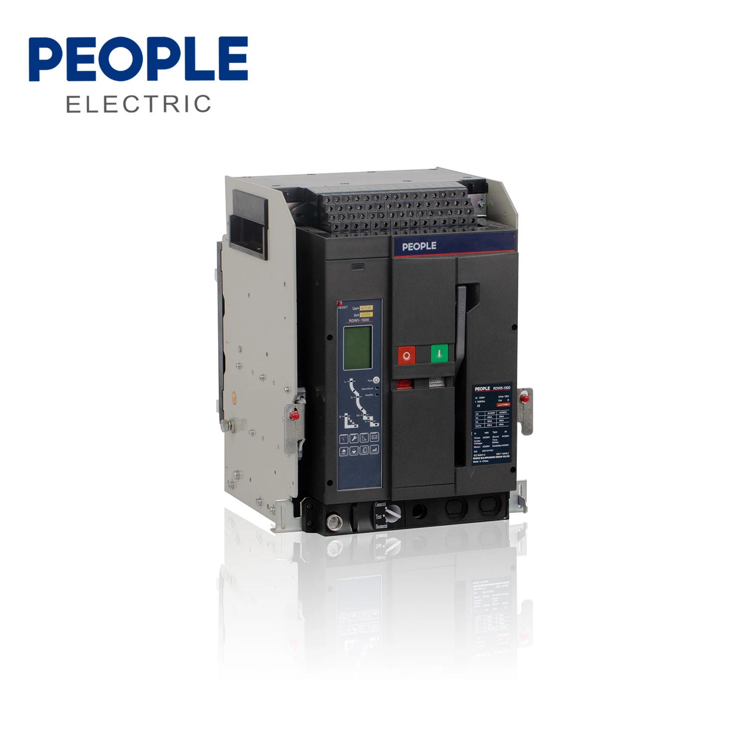 People Acb Intelligent Air Circuit Breaker Rdw5 50/60Hz 3p/4p Rated Current 200-6300A with CE