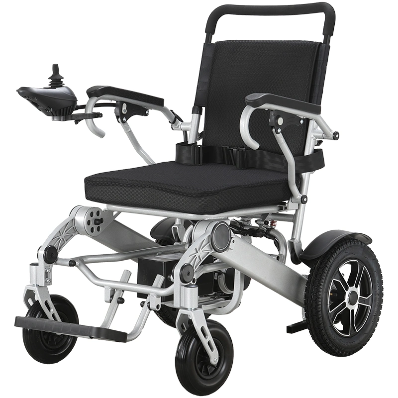 Peso ligero motorizado plegable portátil silla de ruedas ligera eléctrica ligera para Adultos