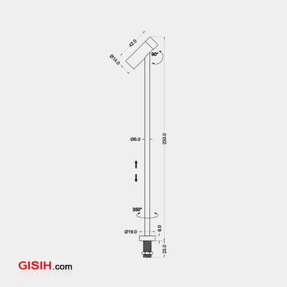 CE Approval 1W Jewelry Cabinet Light/Display Lighting LC7319A