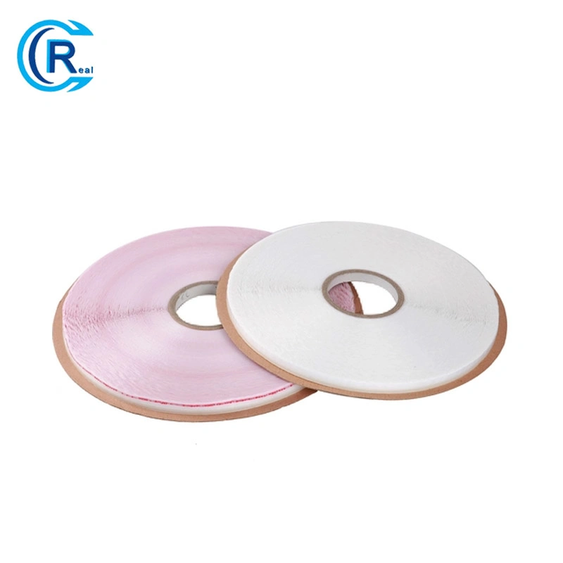 Factory Customized Color Double Sided PE Resealable Bag Sealing Tape for Sealing Bags