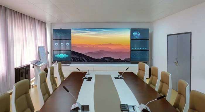 P5 HD intérieure pleine couleur jolie petite hauteur fixe LED de service avant l'écran Videowall