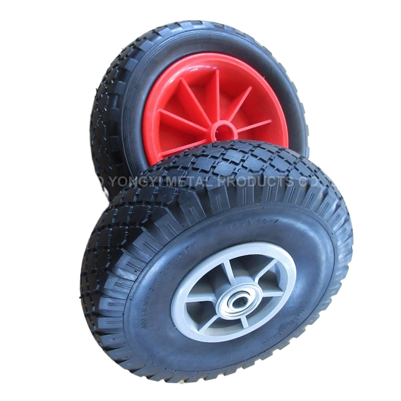 12 Inch 4.00-6 Pneumatic Rubber Wheel for Garden Wagon Cart Trolley Wheelbarrow