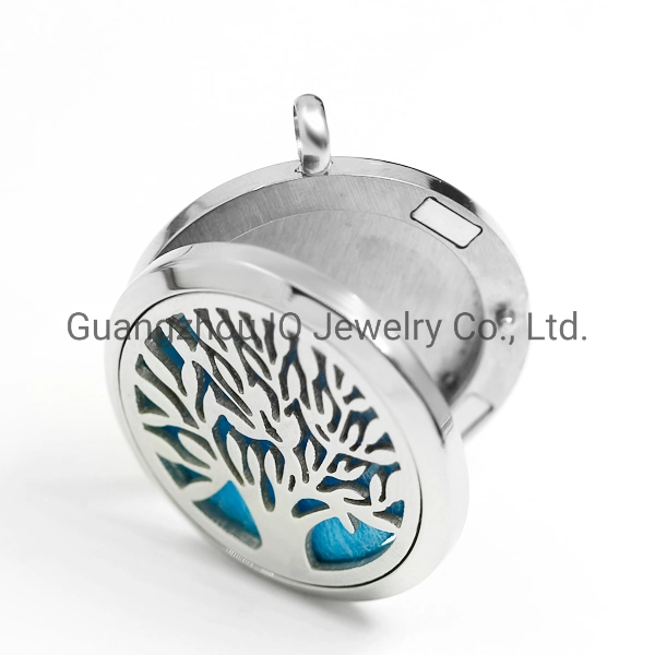 20mm 25mm 30mm 316 Stainless Steel Round Floating Glass Locket Pendant