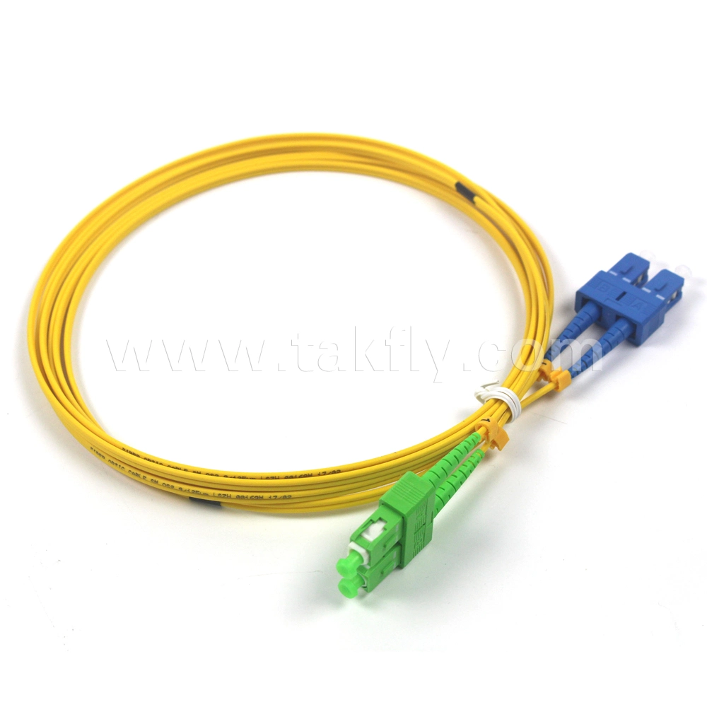 Sc 9/125 Sm LSZH Cable de conexión de fibra óptica FTTH