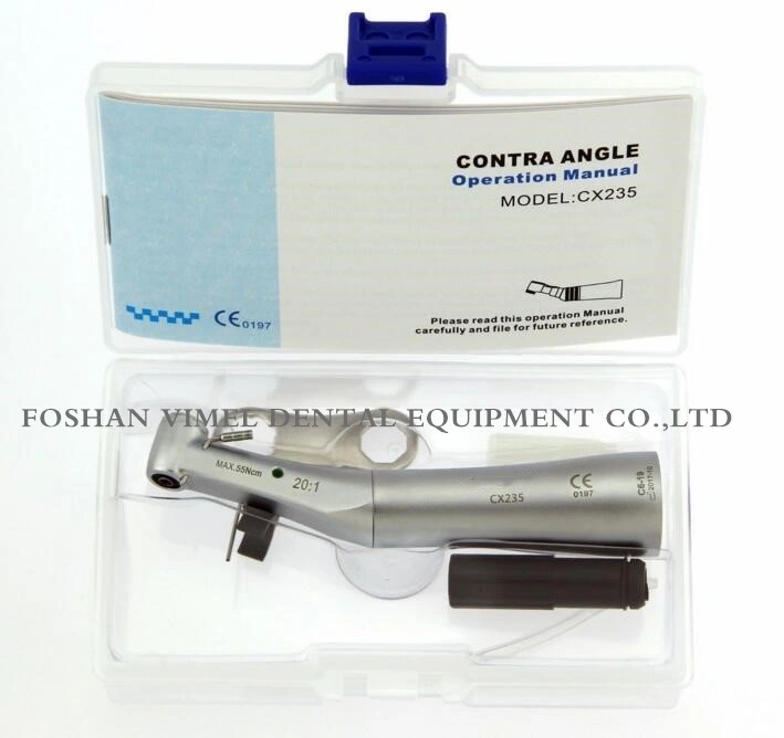 Dental 20: 1 Contra Angle Low Speed Handpiece External Spray