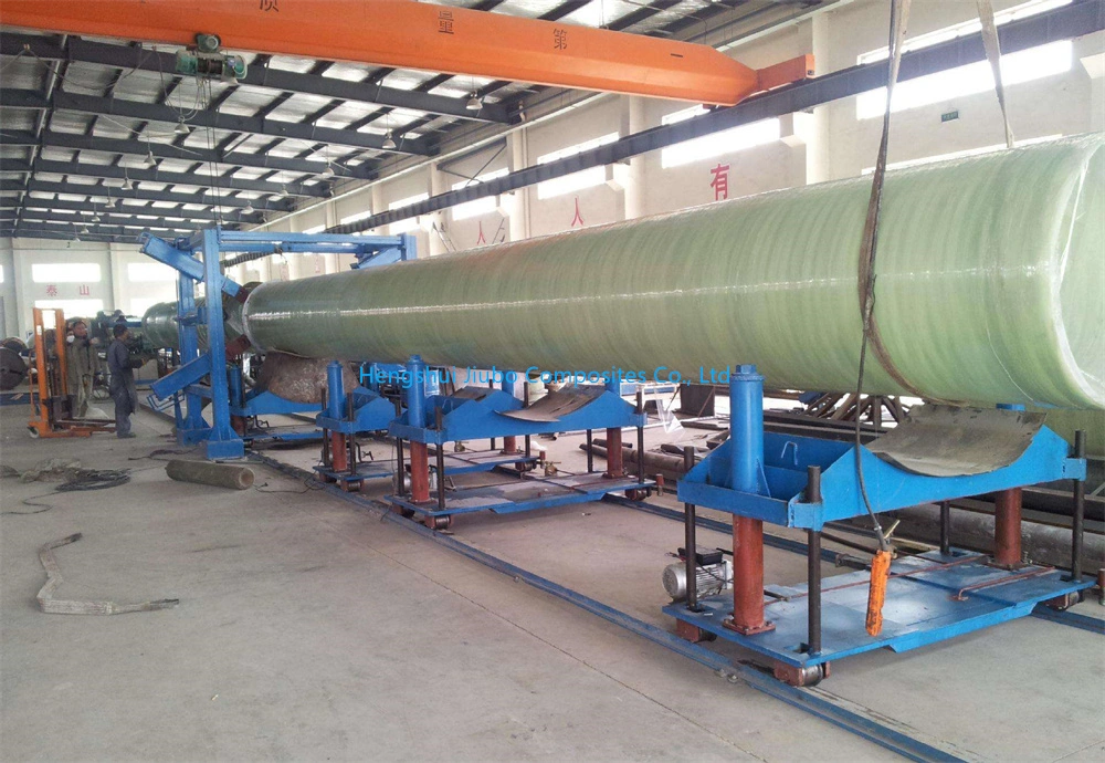 Length-Fixed Filament Winding Machine for Fiberglass GRP Pipes