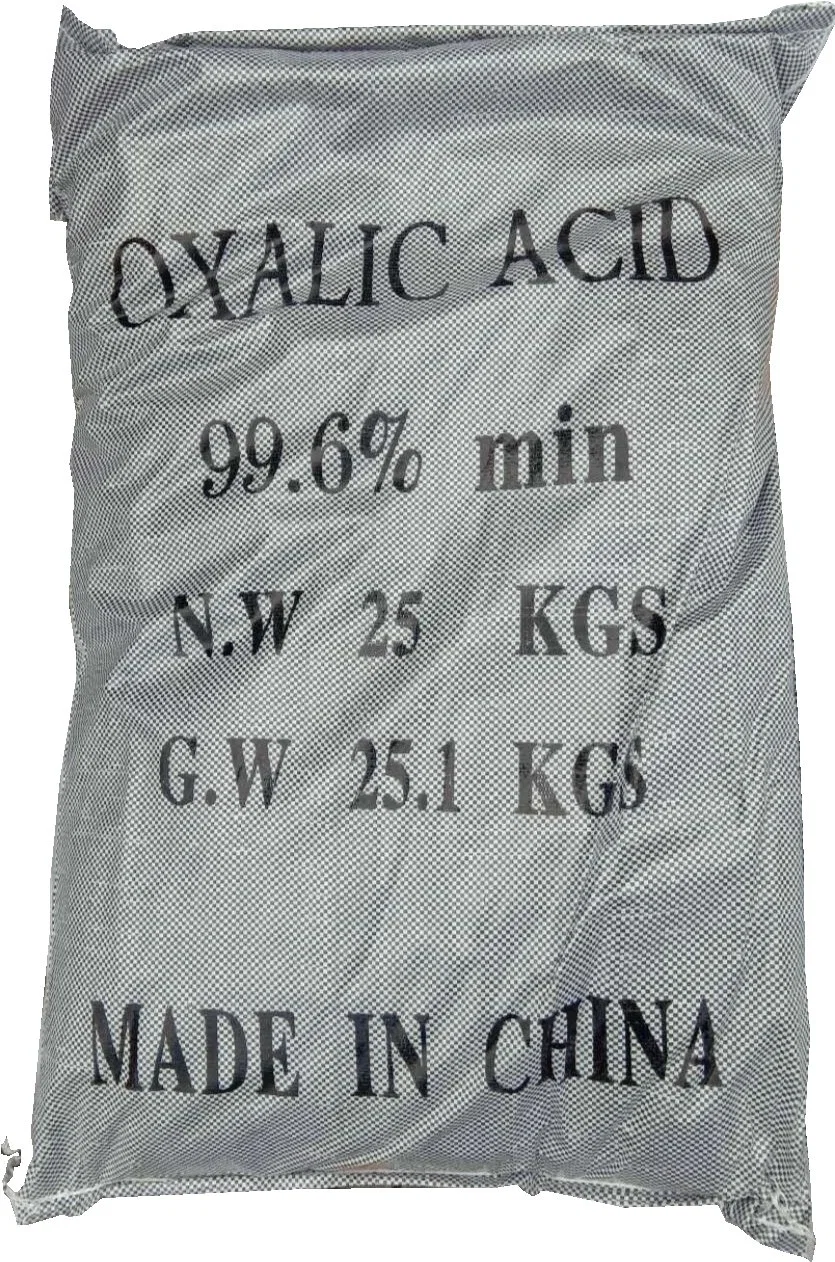 Acide oxalique de pureté 99.6% avec faible teneur en sulfate dans le cristal Poudre