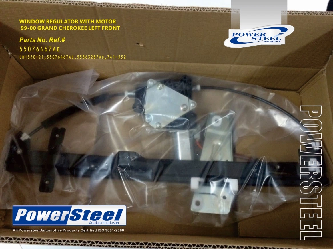 CH1350121; 125-1950L; 55076467ae; 55363287ad Powersteel; Window Regulator & Motor Assembly