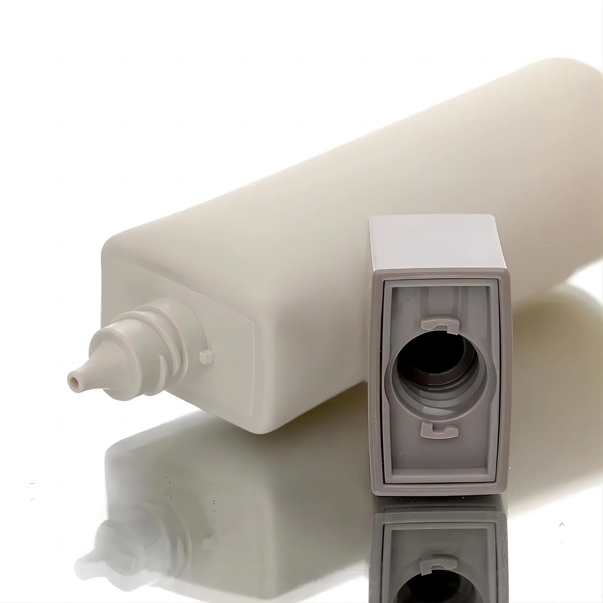 80ml 90ml 100ml 120ml 150ml Square Head Tube Packaging Cosmetic Plastic Tube for Face Cream