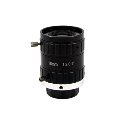 F2.0 16 mm 1.0" 10MP monture C caméra industrielle objectif de vision pour machine