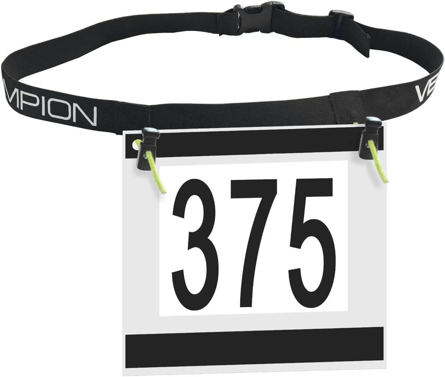 Custom Colorful Outdoor Running Elastic Marathon Race Number Belt for Carrera de ciclismo Triatlón