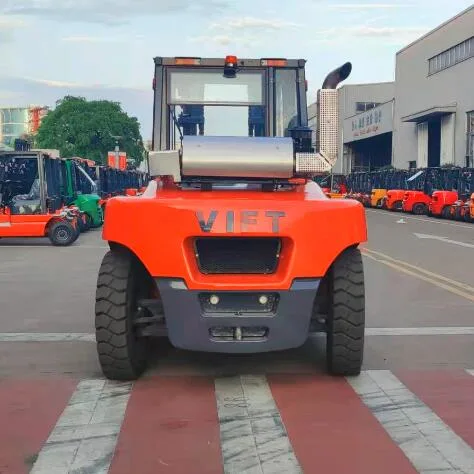 Grande 10 12 Ton Counterbalamce Potência Diesel carro elevador Joystick mais forte