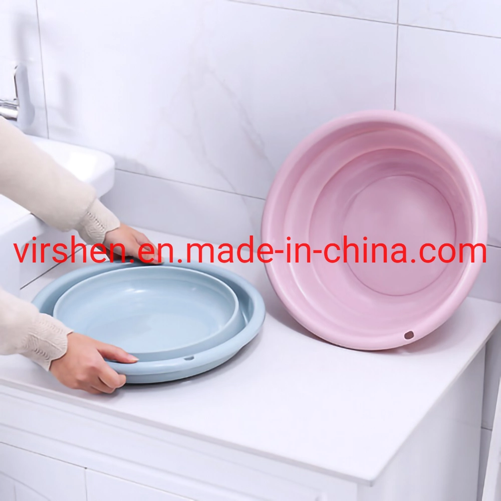 High quality/High cost performance  Durable Square Shaped Collapsible Silicone Folding Washing Bowl Basin