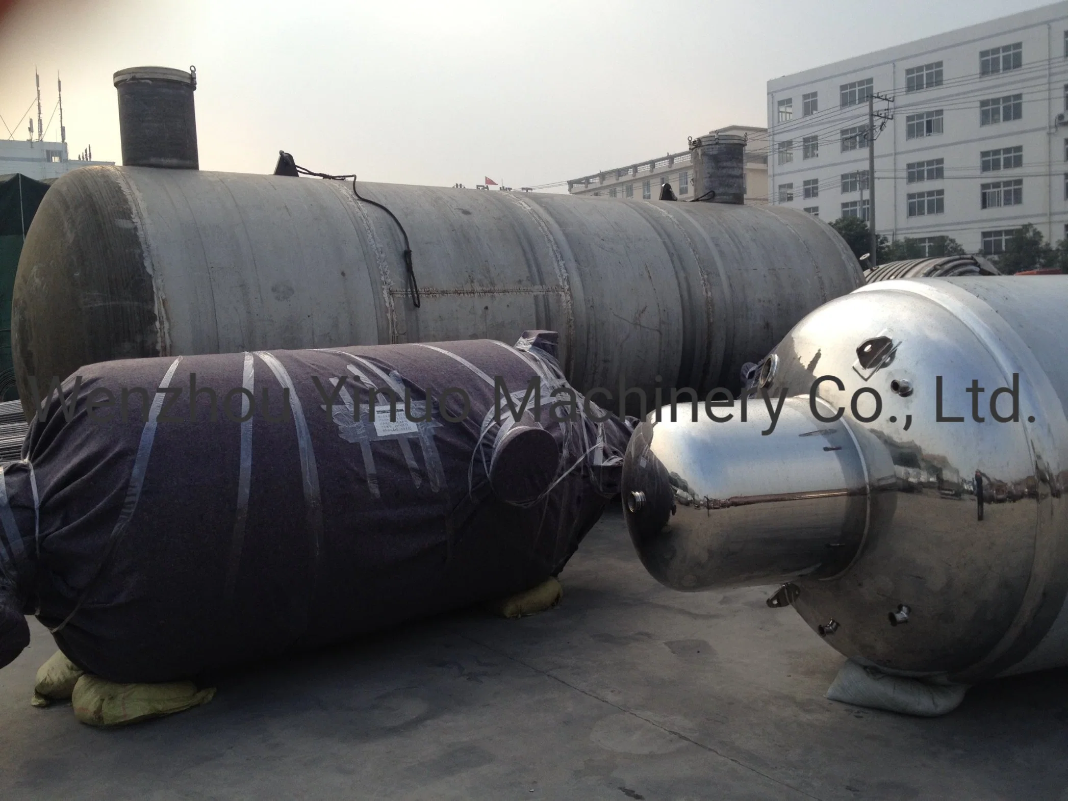 Capacity 10000 Liter Horizontal Type Chemical Storage Tank Receiver