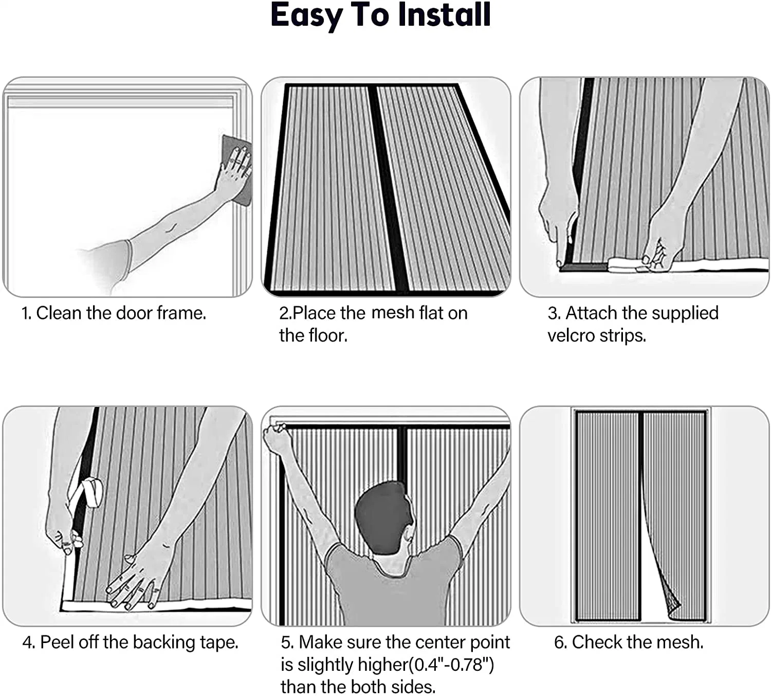 Mosquito Net Magnetic Curtain Screen Mosquito Door