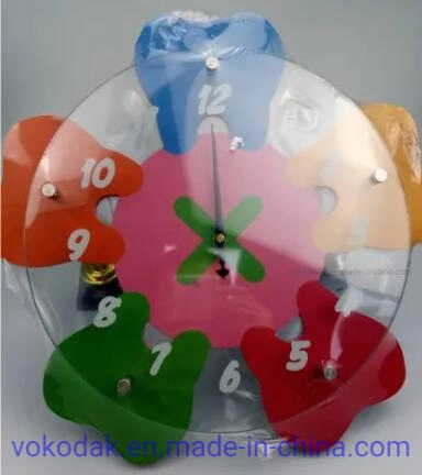 Colorful Clinic Decoration Stype Dental Tooth Shape Clock