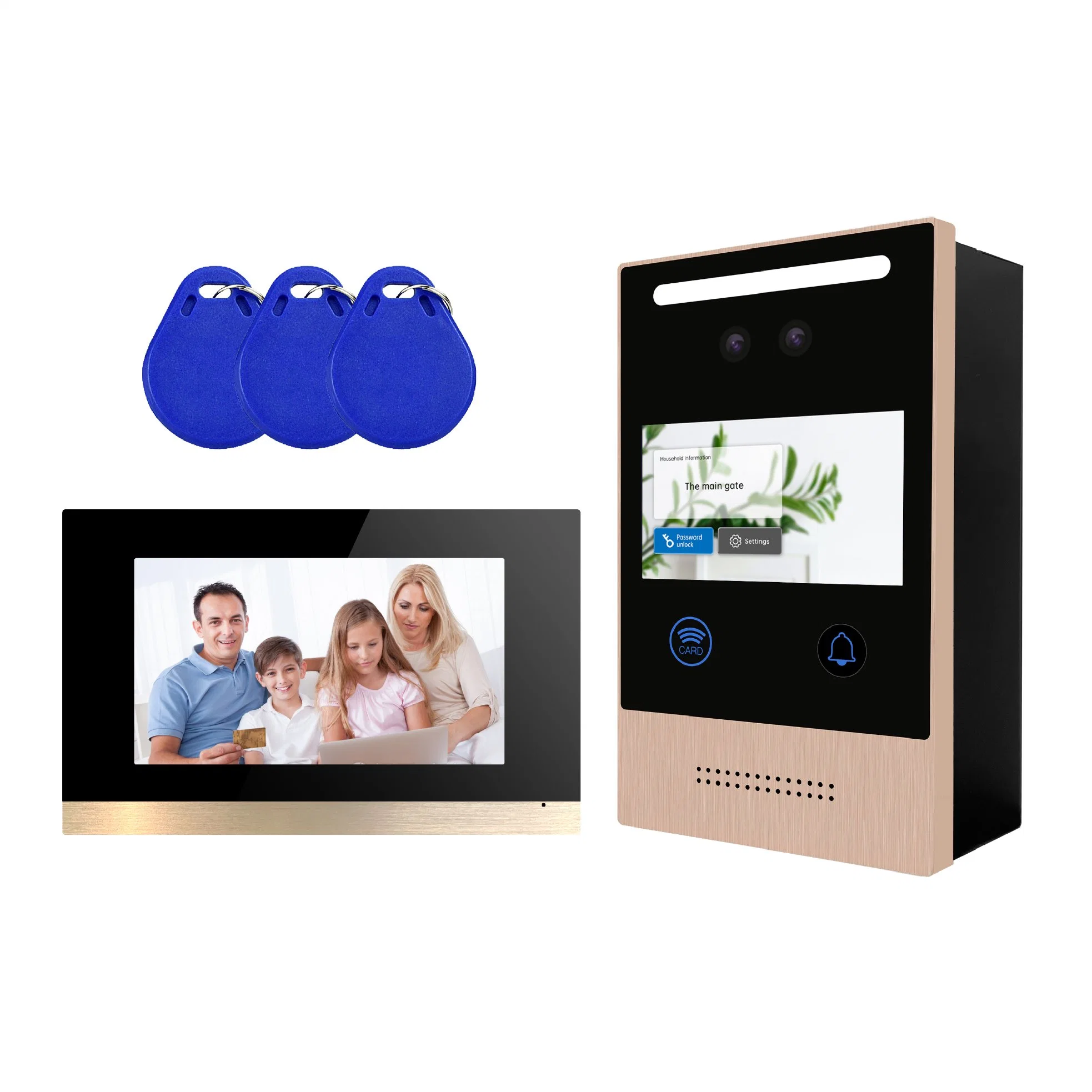 Video Door Phone Tuya Intercom Smart Doorbell Camera Door Video Intercom System