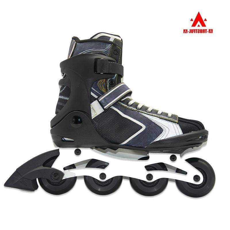 En línea OEM de patines Roller Patines en Línea de cuatro ruedas para adultos Logotipo personalizado los zapatos de Skate ajustable Roller Patin