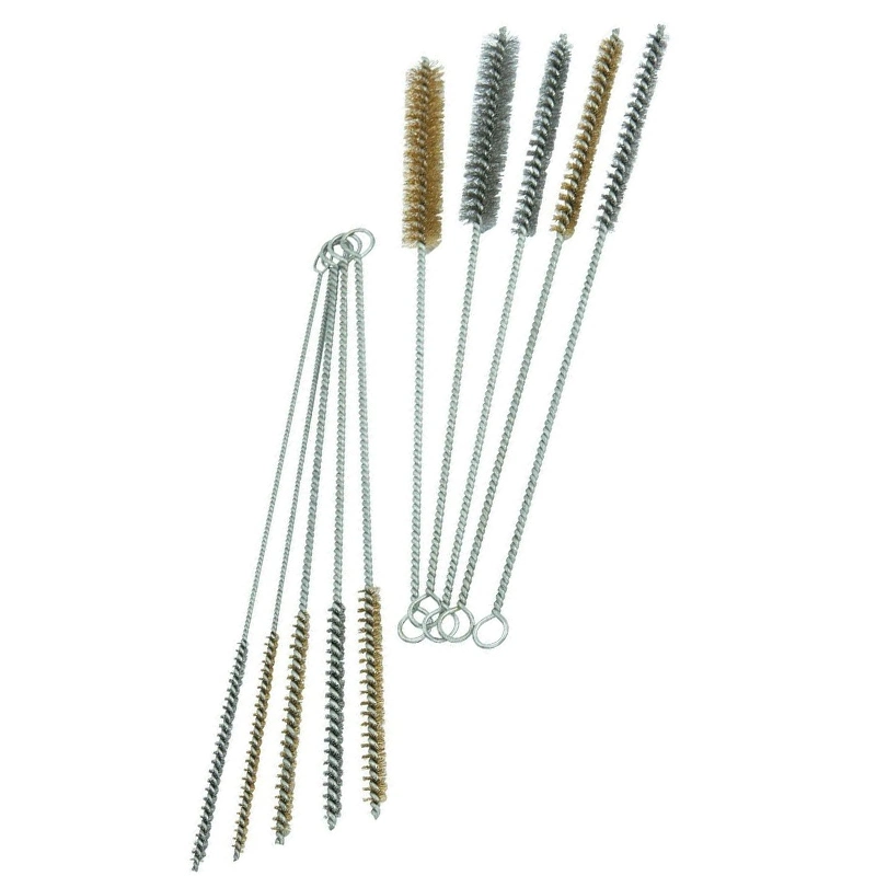 Glass Plastic Test Tube Cleaning Brush Nylon Spiral Test Tube Brush for Chemical Laboratory