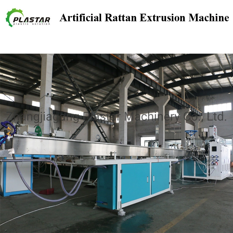 La machine en rotin en plastique/PP PE Plastique rotin/Ligne de production d'osier