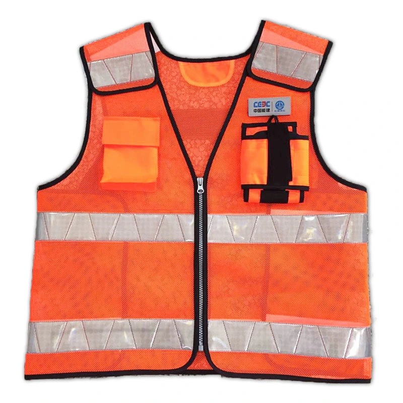 Customized High Visibility Reflective Mesh Vest with CE for Police