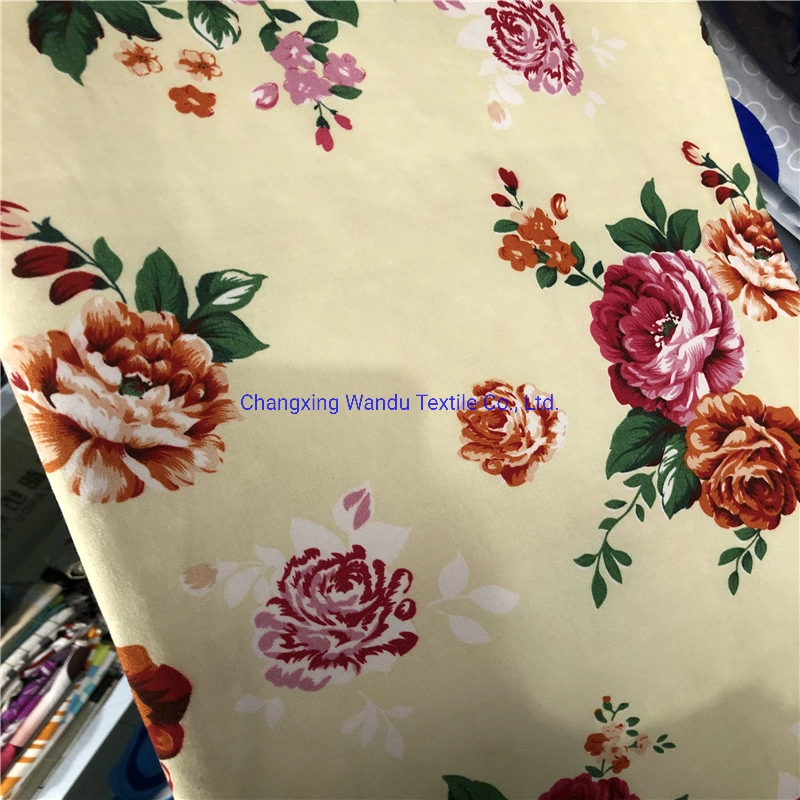 Good Quality Bedding Fabric Polyester Fiber Matte Bedsheet Rich Printing Patterns