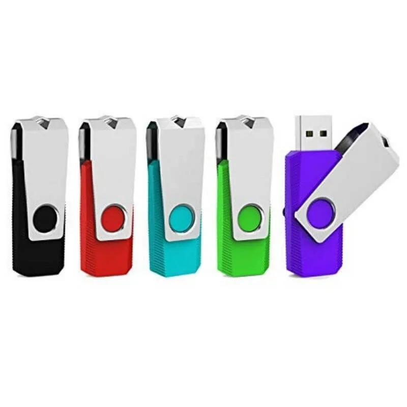 USB Flash Drive 2.0 Memory Stick USB Drive with Keychain