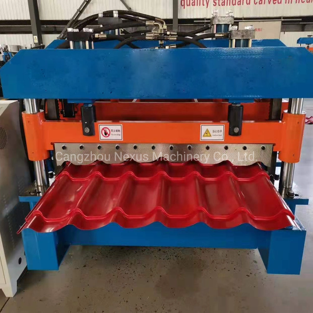 Metal Color Roof Step Tile Sheets Roll Forming Machine with Cheap Price