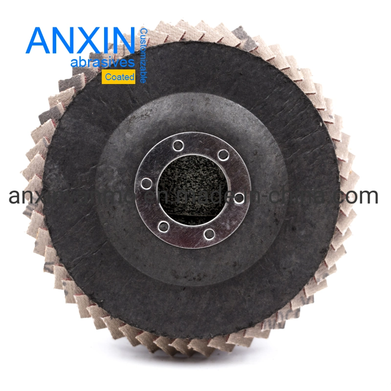 4.5'' Ceramic Cup Flap Disc with Fiberglass Backing for Deburring and Removing