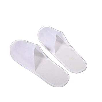 Toalla de felpa blanca EVA desechable al por mayor EVA Sole SPA Airline Hotel Slipper