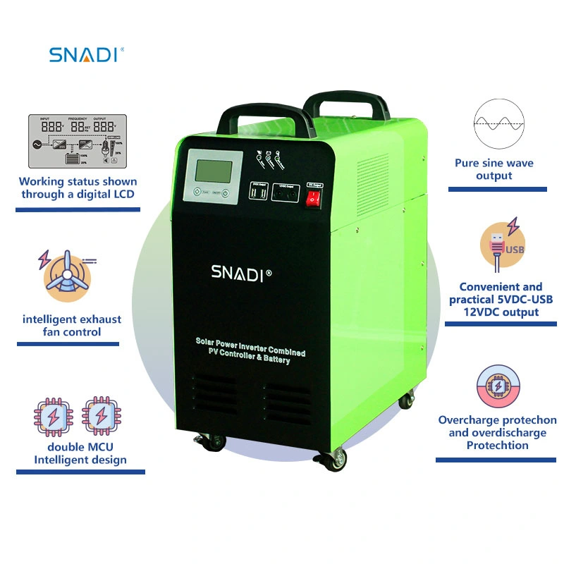 Однофазный стандартный экспортный комплект Snadi AC Solar Power Systems Генератор