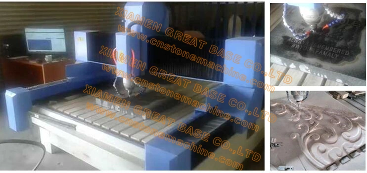 3D Granite Stone Engraving Cutting Machine