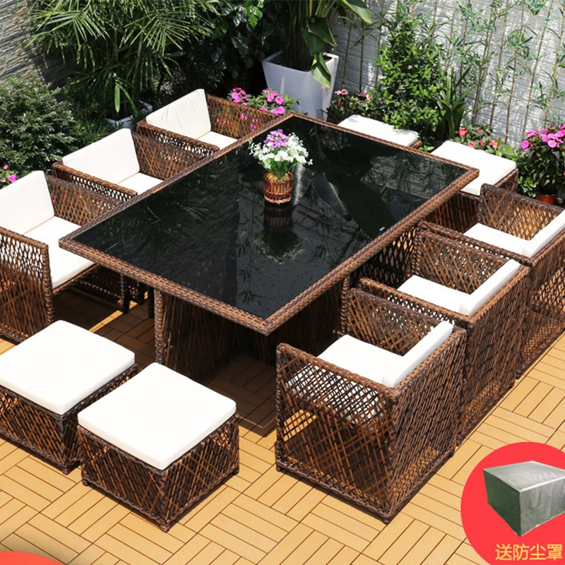 Modern Wicker Outdoor Garden Patio Cheap Germany Rattan Furniture