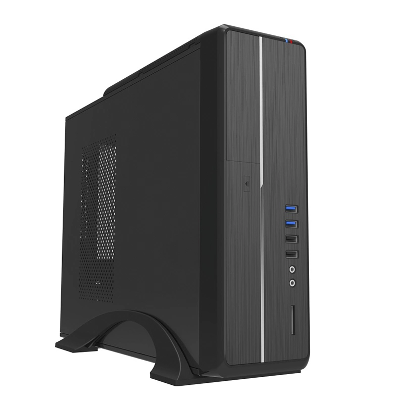 Micro ATX with Slim Compact Design, Come with 4xusb Port and Build-in Card-Reader Optional