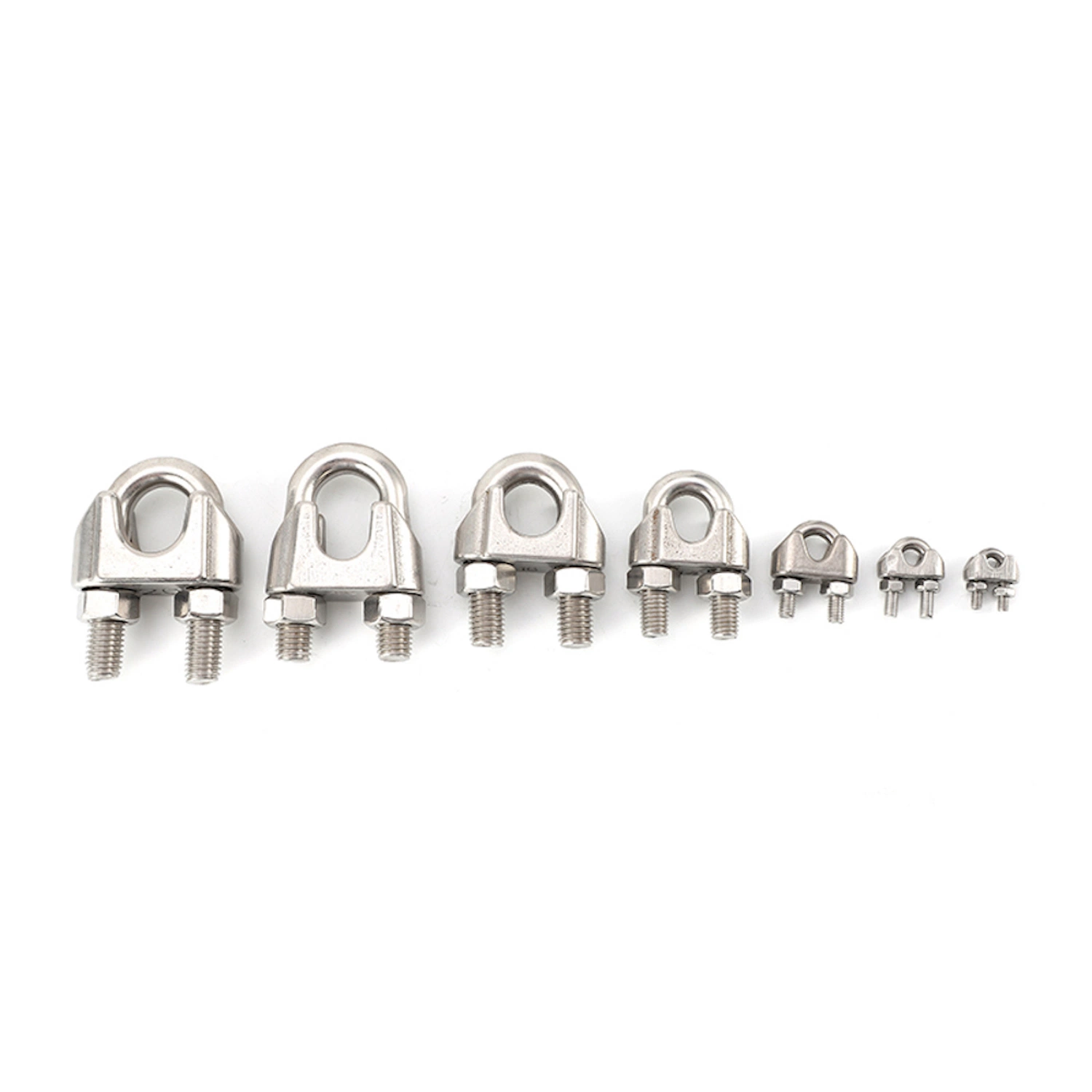 304 Stainless Steel Wire Rope Rigging Lifting Hardware Accessories Fastener Clip