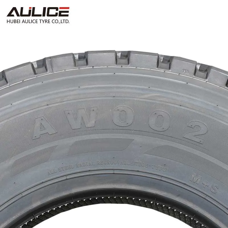 315/80R22.5/11R22.5/12.00R24/13r22.5 Aulice Bus and Truck Tyre thailand rubber with good quality and superb wear resistant form China Manufacturer(AW002)