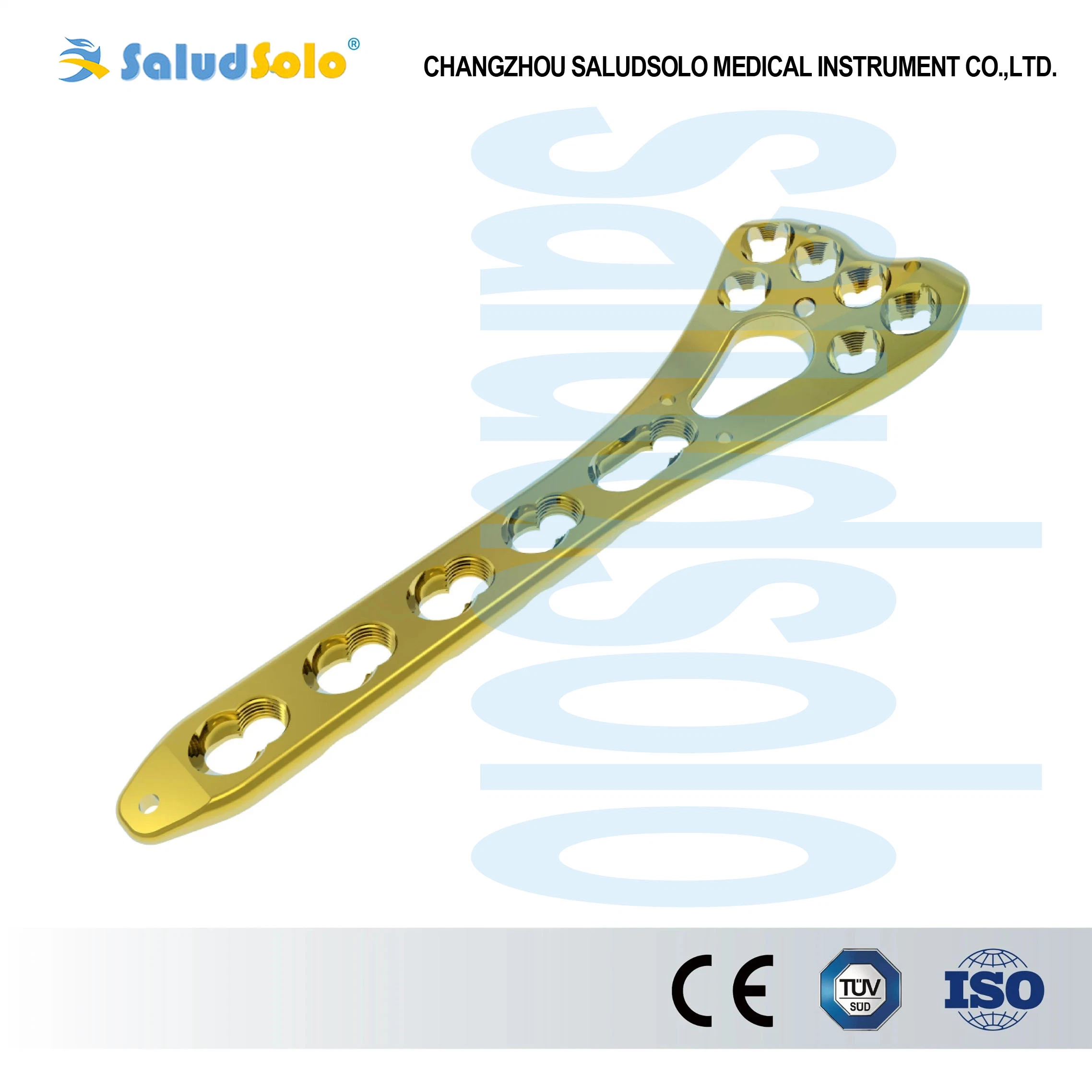 Orthopedic Implant Variable Angle Distal Radius Plam Locking Titanium Plate, Volar Locking Compression Plate (VA)