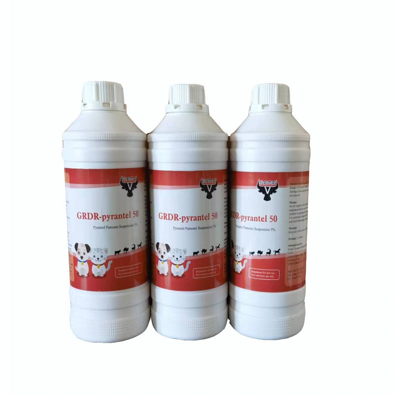 Pyrantel Pamoate Suspension 5% Veterinary Drug High quality/High cost performance 