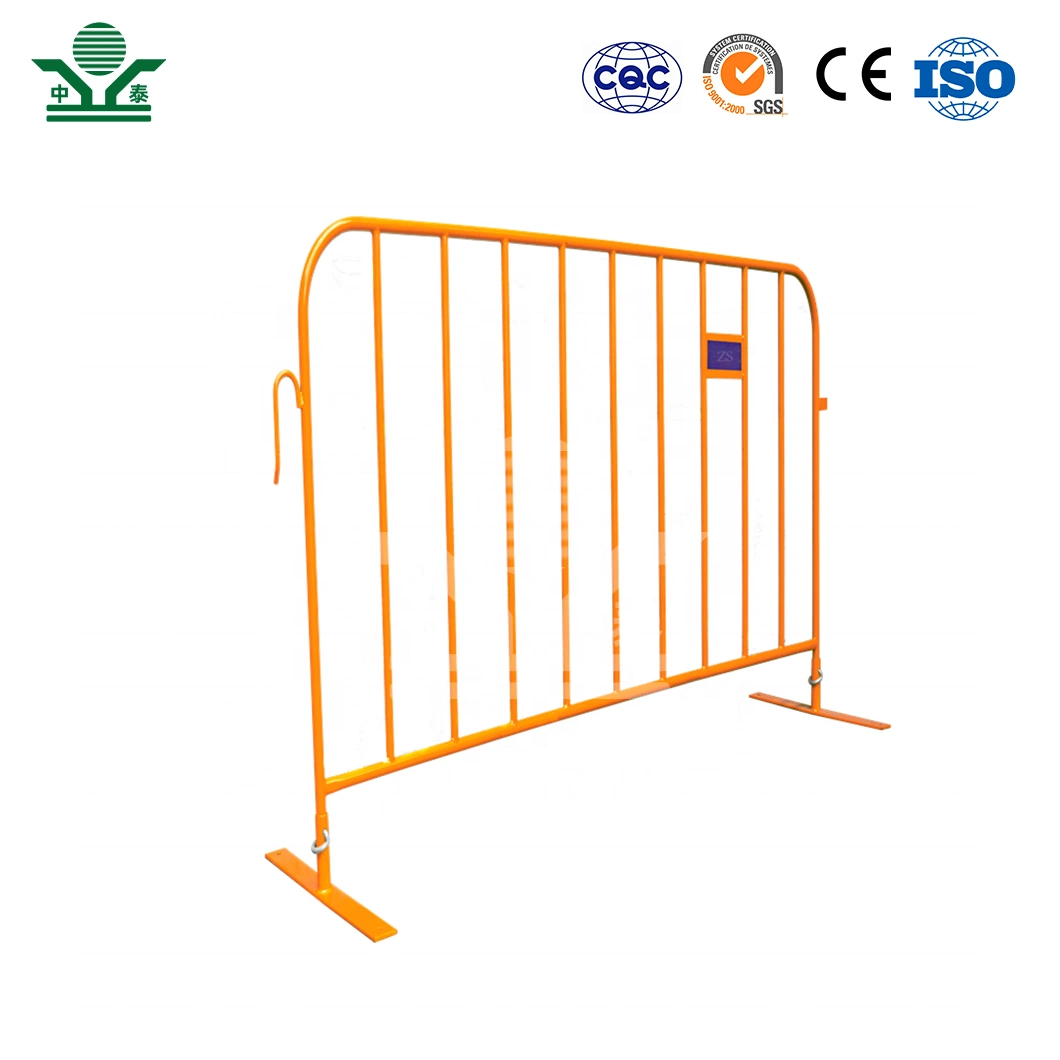 Zhongtai Removable Fencing 32 mm Od X 1.5 mm Thickness Galvanized Crowd Control Fence China Wholesale/Supplierrs 6X10 Temporary Fence Panel