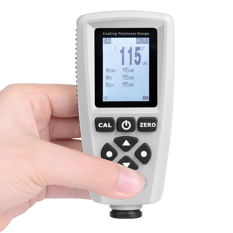 Screen Rotates 180 Degrees with Red Backlight Alarm Reminder Function Thickness Meter Painting Thickness Gauge