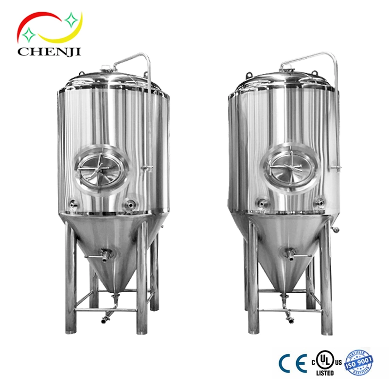 800L 10hl 1000L Per Batch Touch Screen Automatic/Digital Display Semi-Auto Controlling Fermentation Tank Price