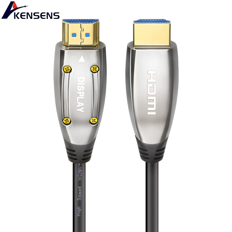 Cablagem HDMI para vídeo e áudio com 40 m.